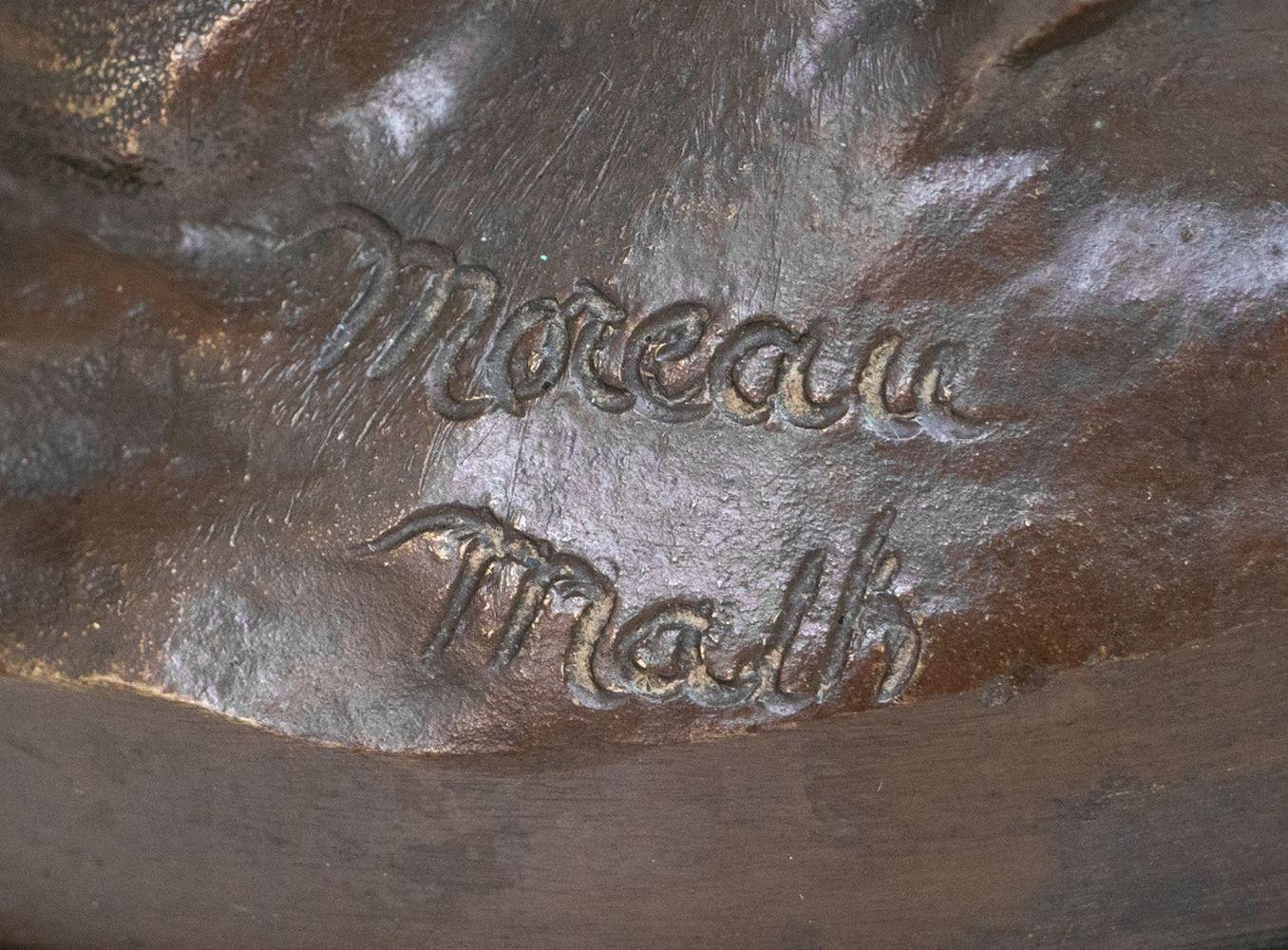 Mathurin Moreau Bronze d'une femme assise Bon état - En vente à Astoria, NY