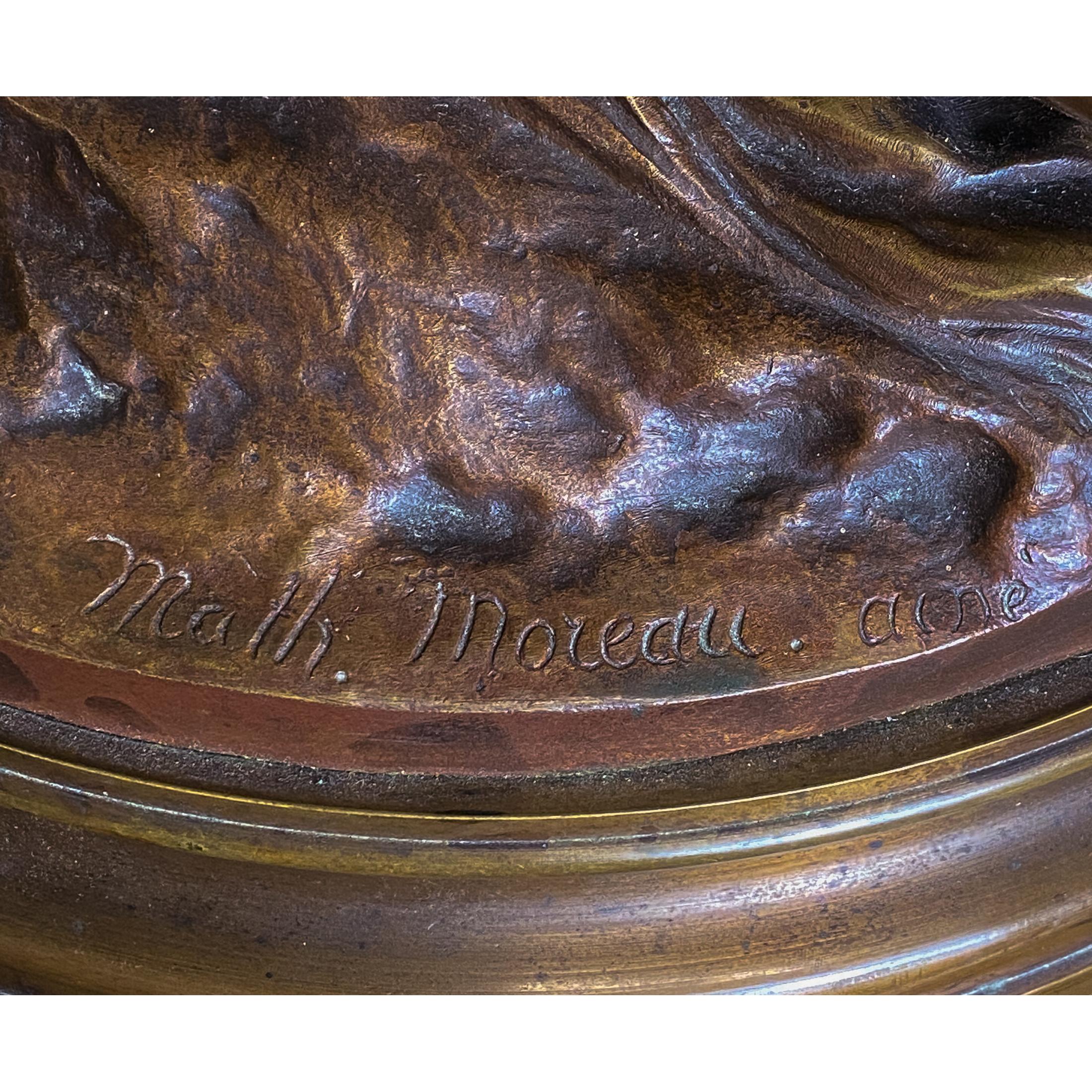 19th Century Mathurin Moreau Patinated Bronze Sculpture