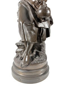 Belle sculpture en bronze de la fin du XIXe siècle de Mathurin Moreau
