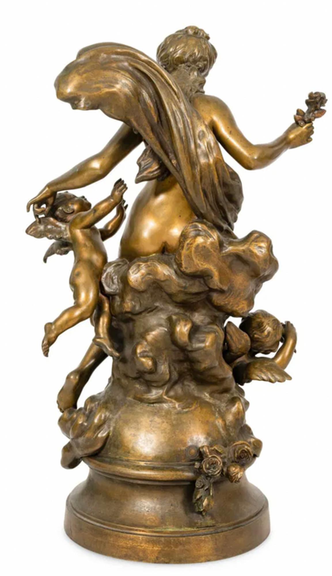 Mathurin Moreau Trionfo di Flora Bronzo in vendita 3
