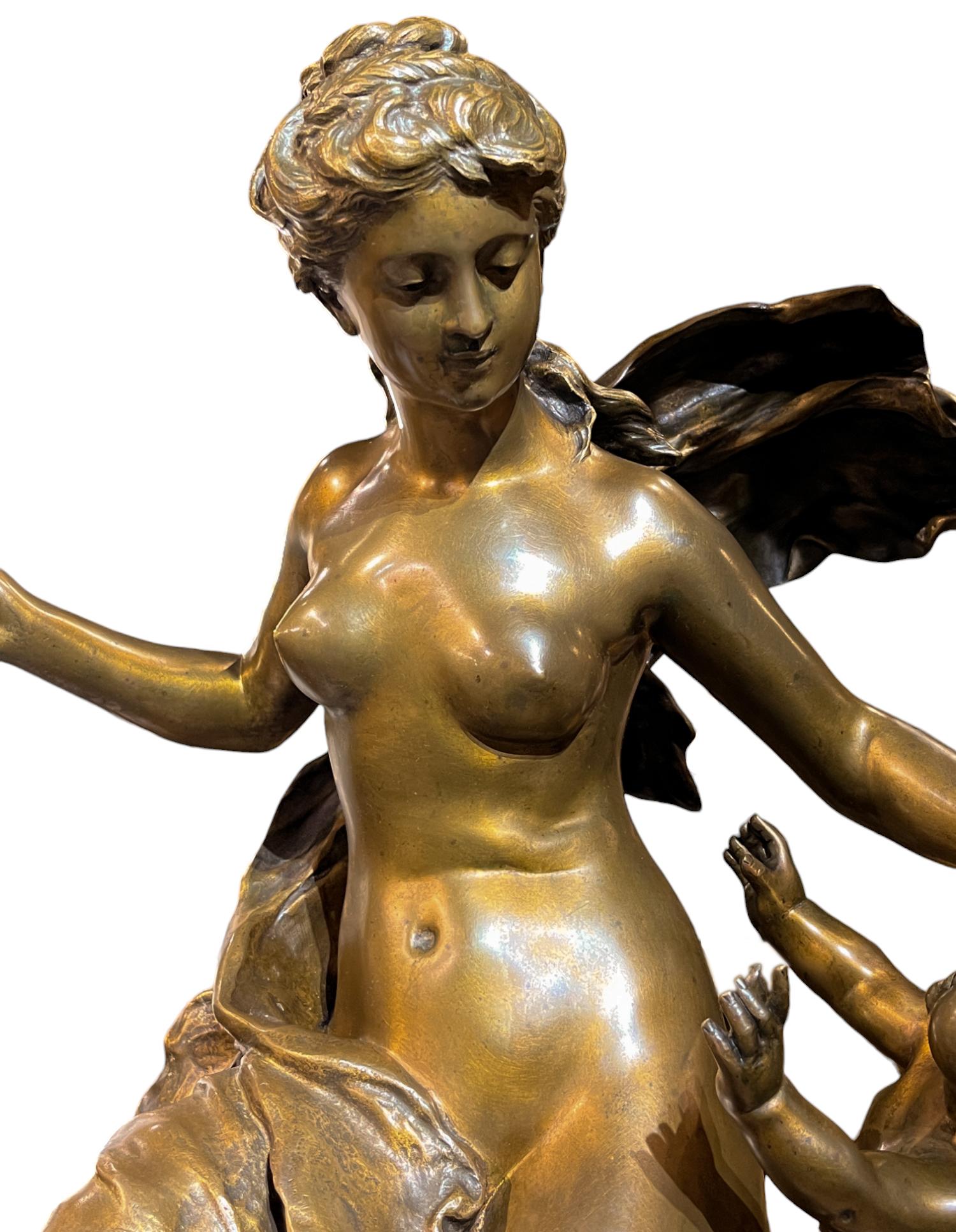 Mathurin Moreau Trionfo di Flora Bronzo in vendita 5