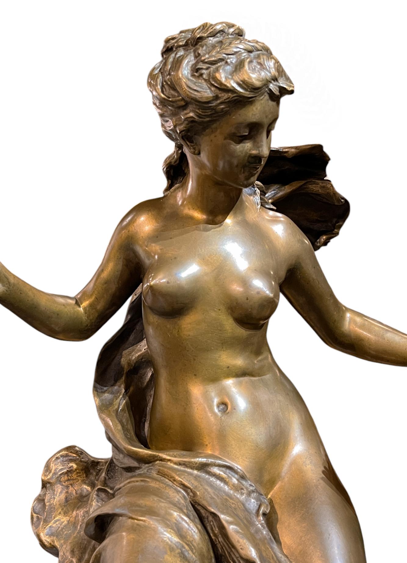 Mathurin Moreau Trionfo di Flora Bronzo in vendita 6