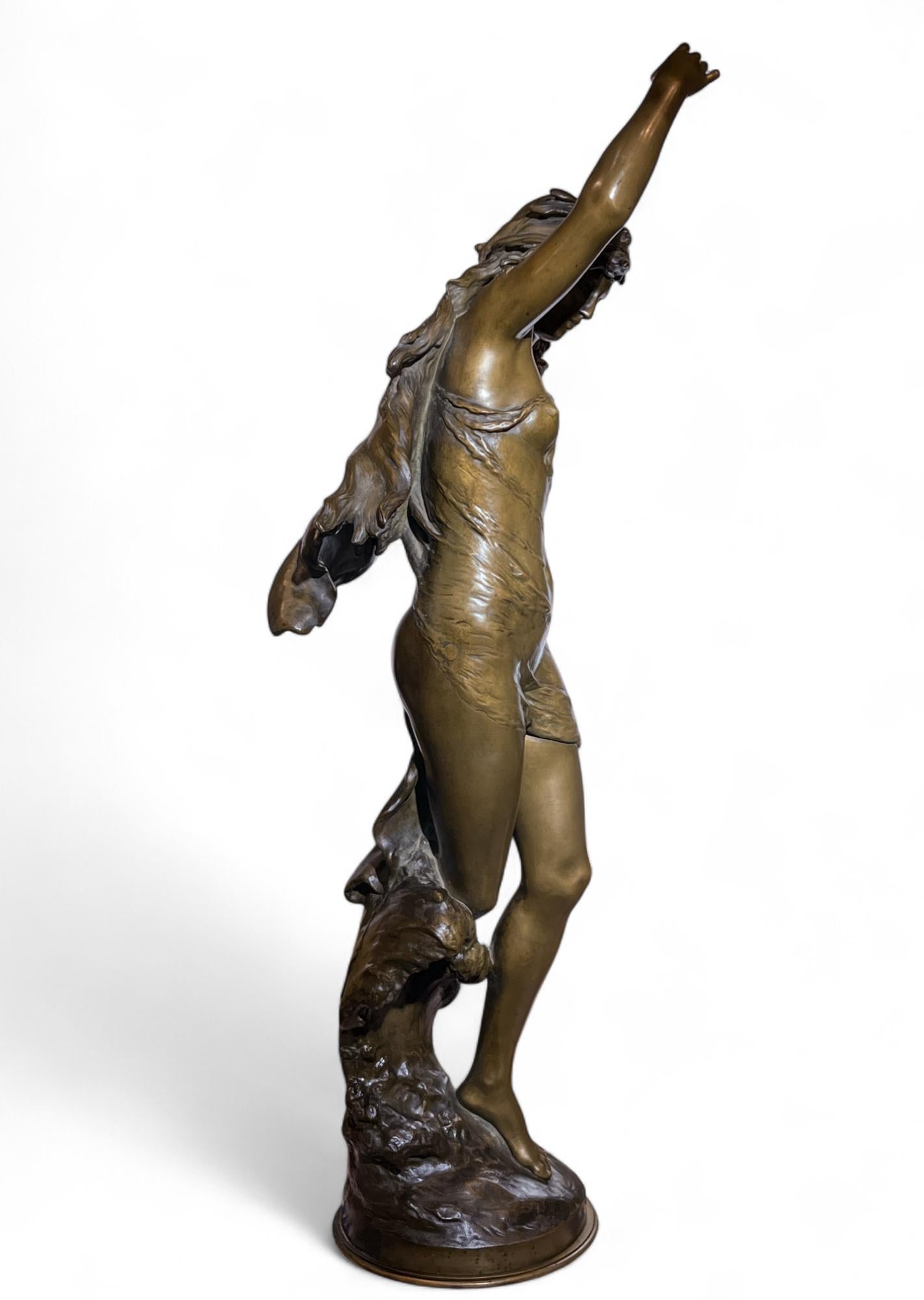 The Lyre Dancer by Mathurin Moreau (French, 1855-1919) For Sale 3