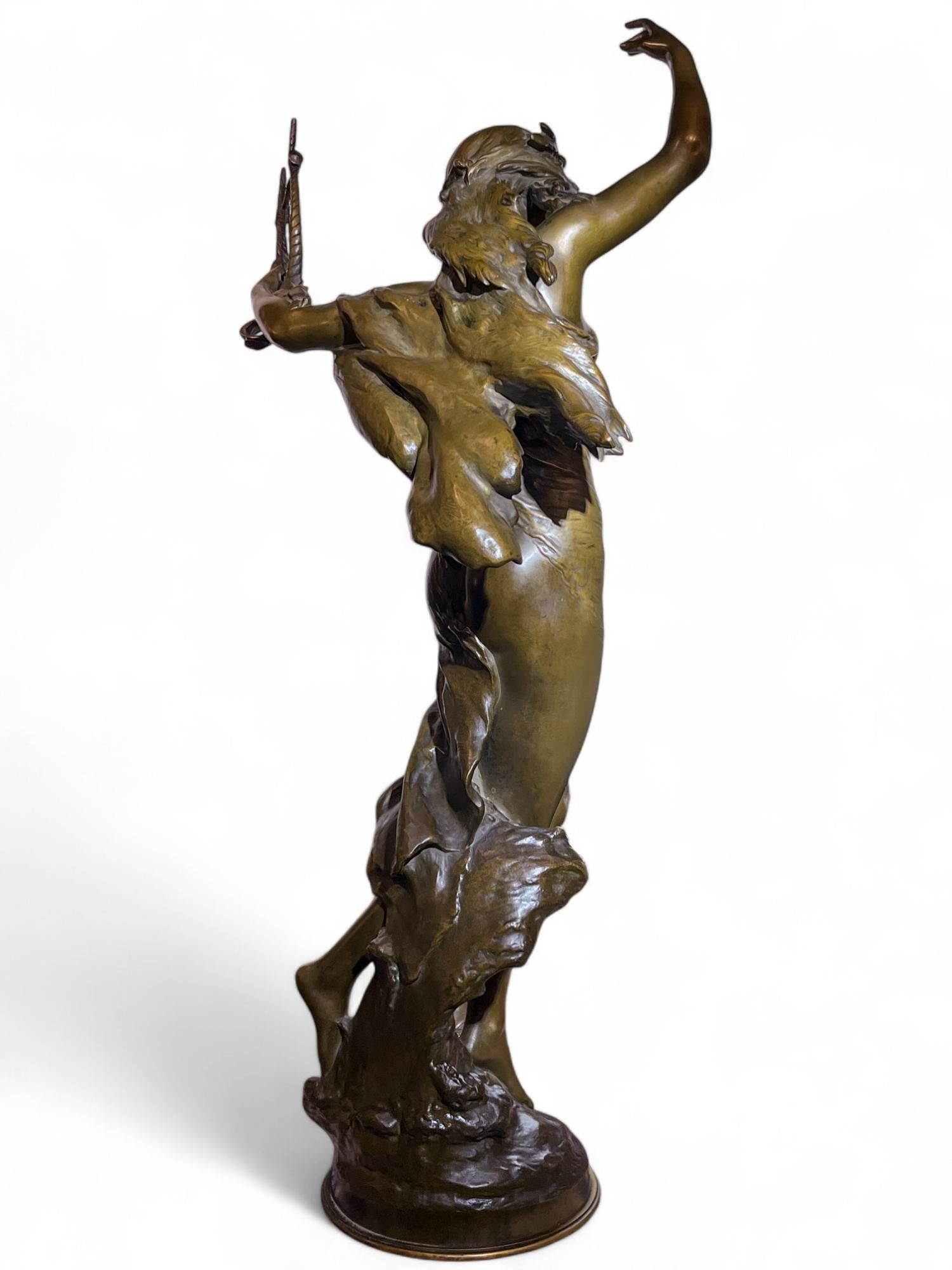 The Lyre Dancer by Mathurin Moreau (French, 1855-1919) For Sale 4