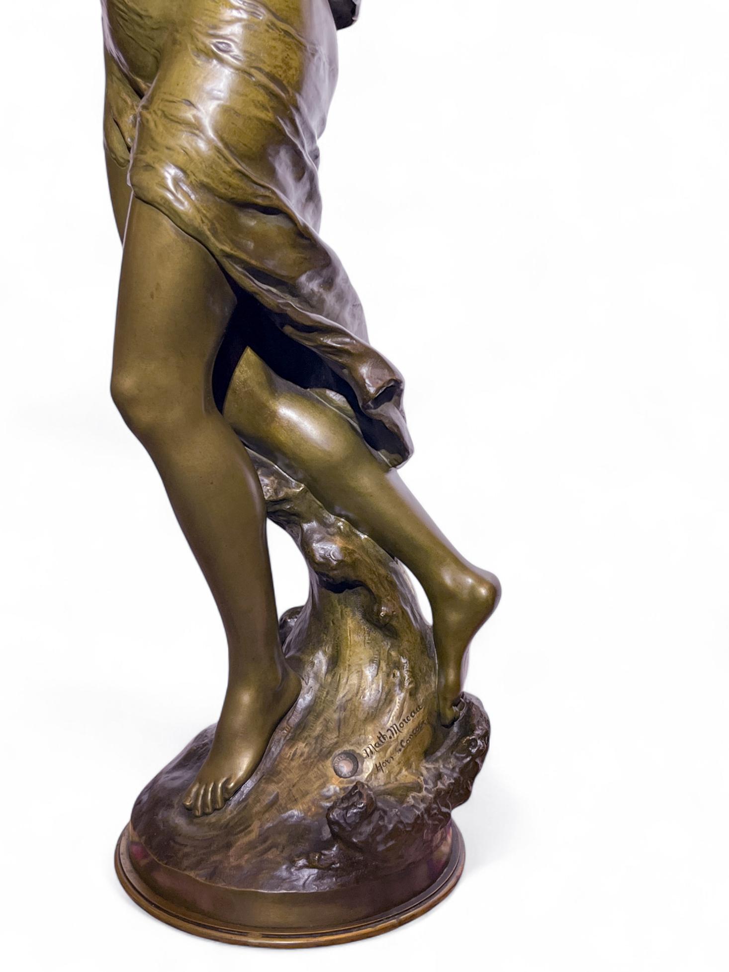 The Lyre Dancer by Mathurin Moreau (French, 1855-1919) For Sale 7