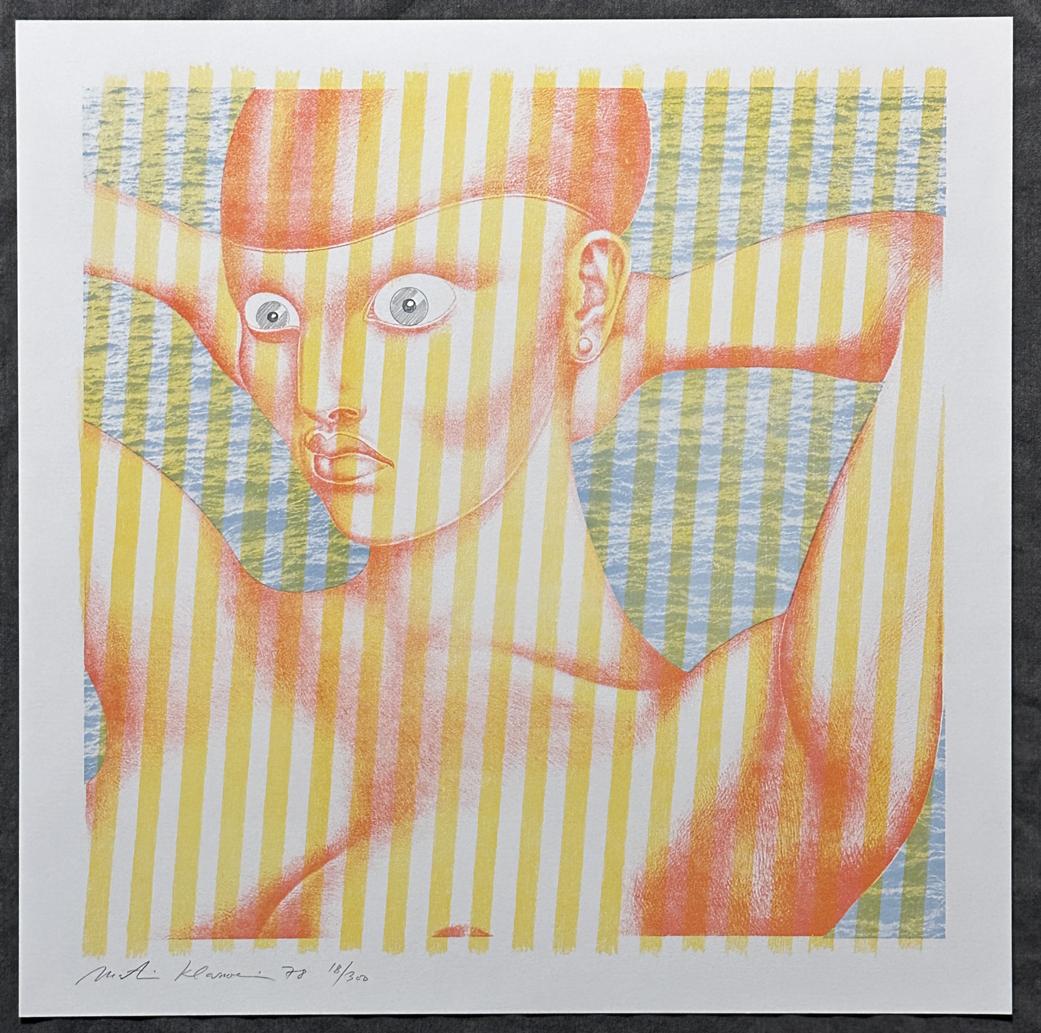 Beautiful Beasts 1978 Litografía firmada de edición limitada Mati (Abdul) Klarwein en venta 3