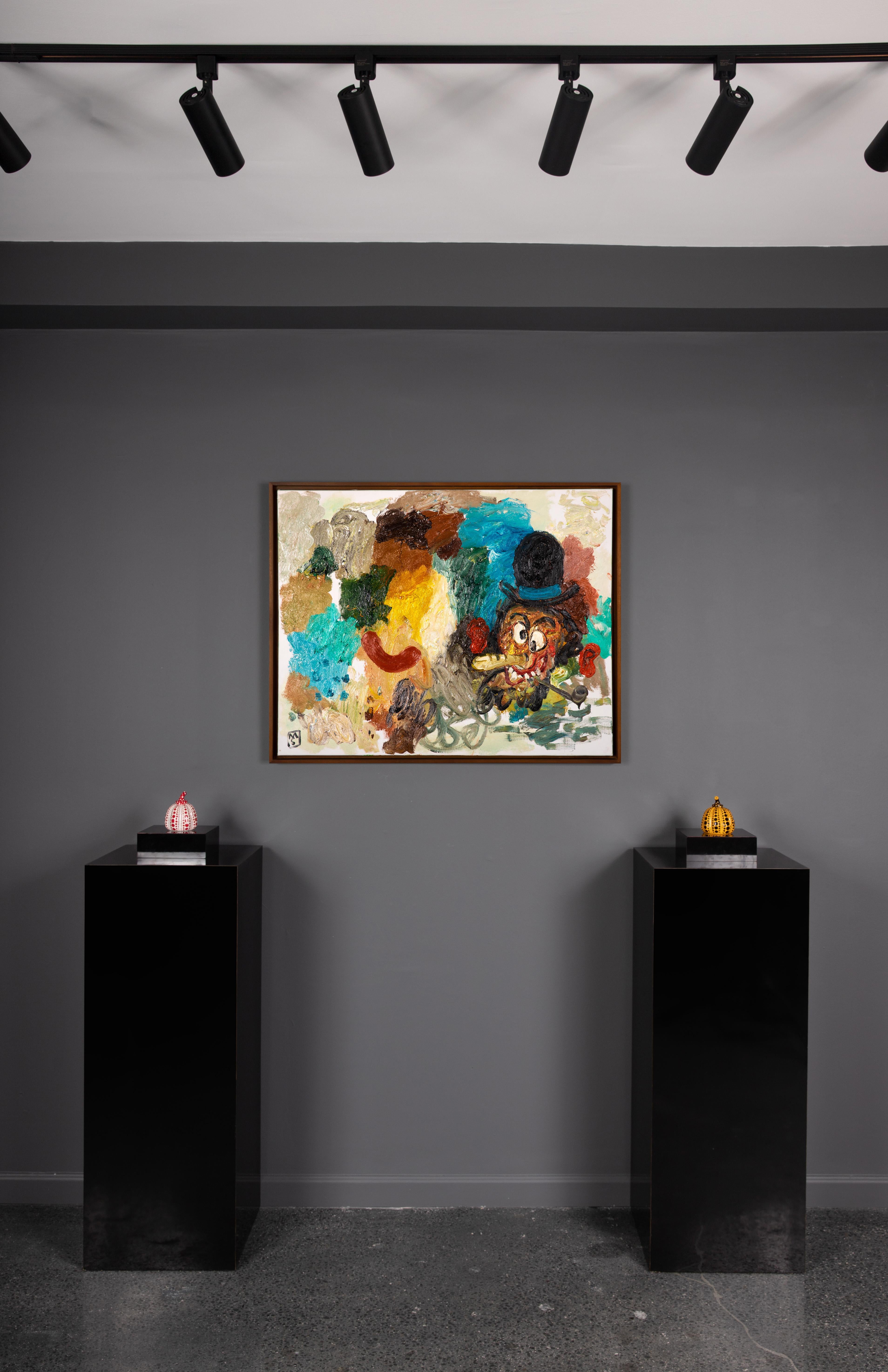 Pittura a olio post-impressionista 'Pintor Español Con Hambre', 2022 in vendita 1