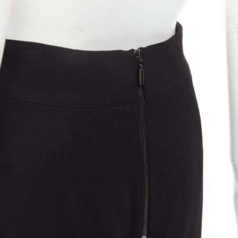 MATICEVSKI 2019 Manner black viscose blend skirt front cropped trousers  AU10 L For Sale 2