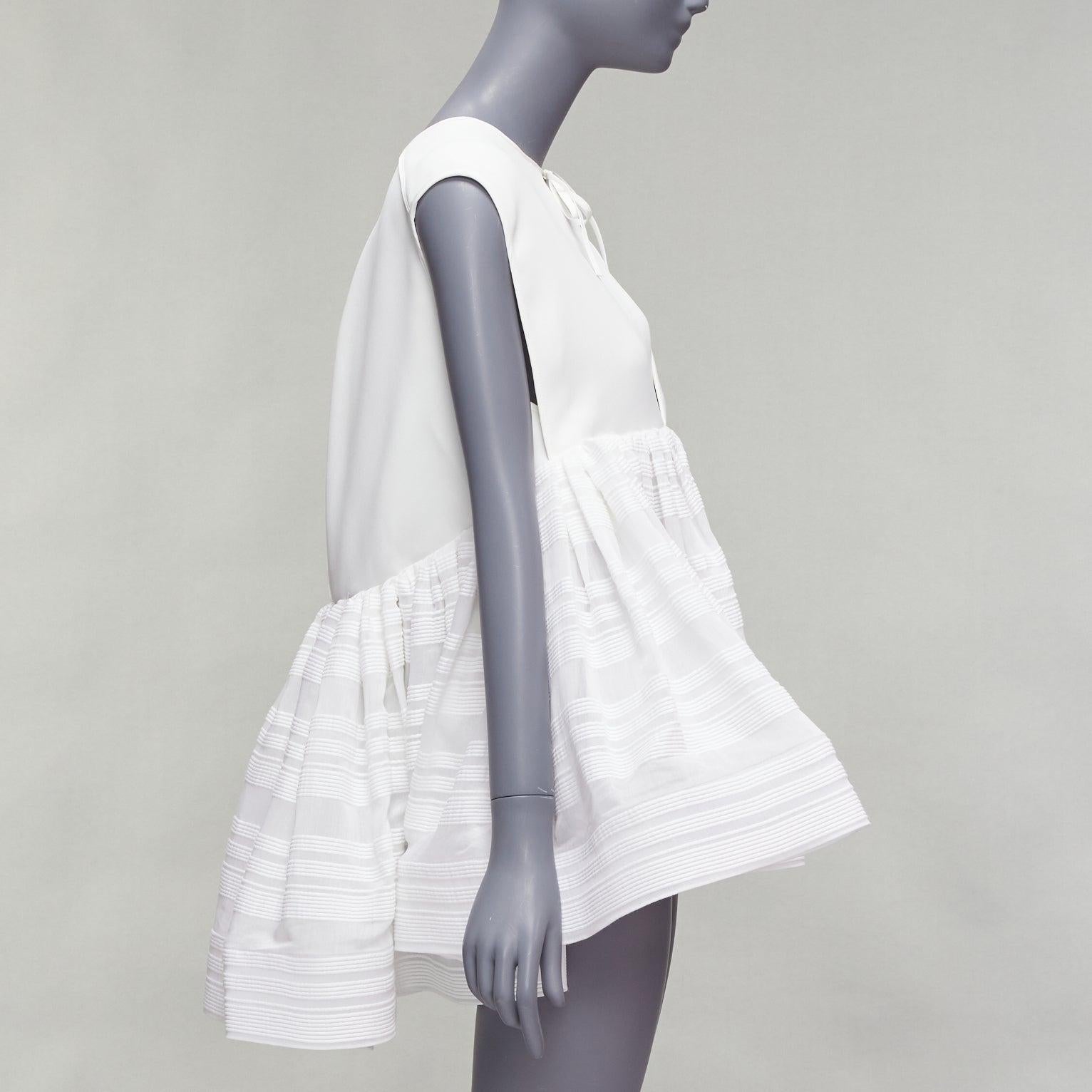 MATICEVSKI 2022 Escapism white stiff tulle trim voluminous peplum top AUS10 M
Reference: KEDG/A00327
Brand: Maticevski
Model: Escapism
Collection: SS 2022
Material: Polyester, Cotton, Blend
Color: White
Pattern: Striped
Closure: Self Tie
Lining: