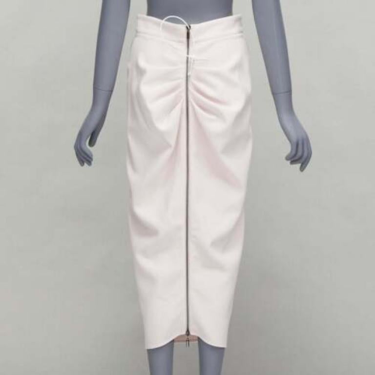 MATICEVSKI 2022 Situational off white strapless peplum top gown skirt AUS10 M For Sale 5
