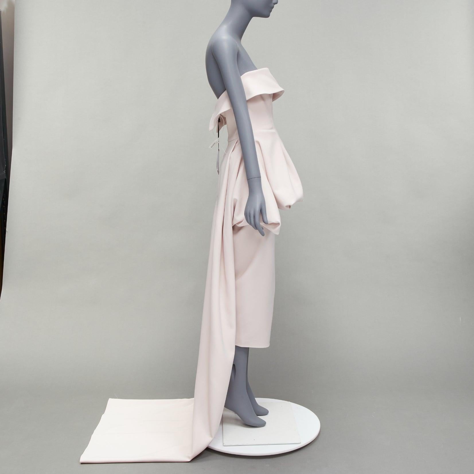 MATICEVSKI 2022 Situational aus weißem trägerlosen Schößchen Top Kleid Rock AUS10 M im Zustand „Hervorragend“ im Angebot in Hong Kong, NT