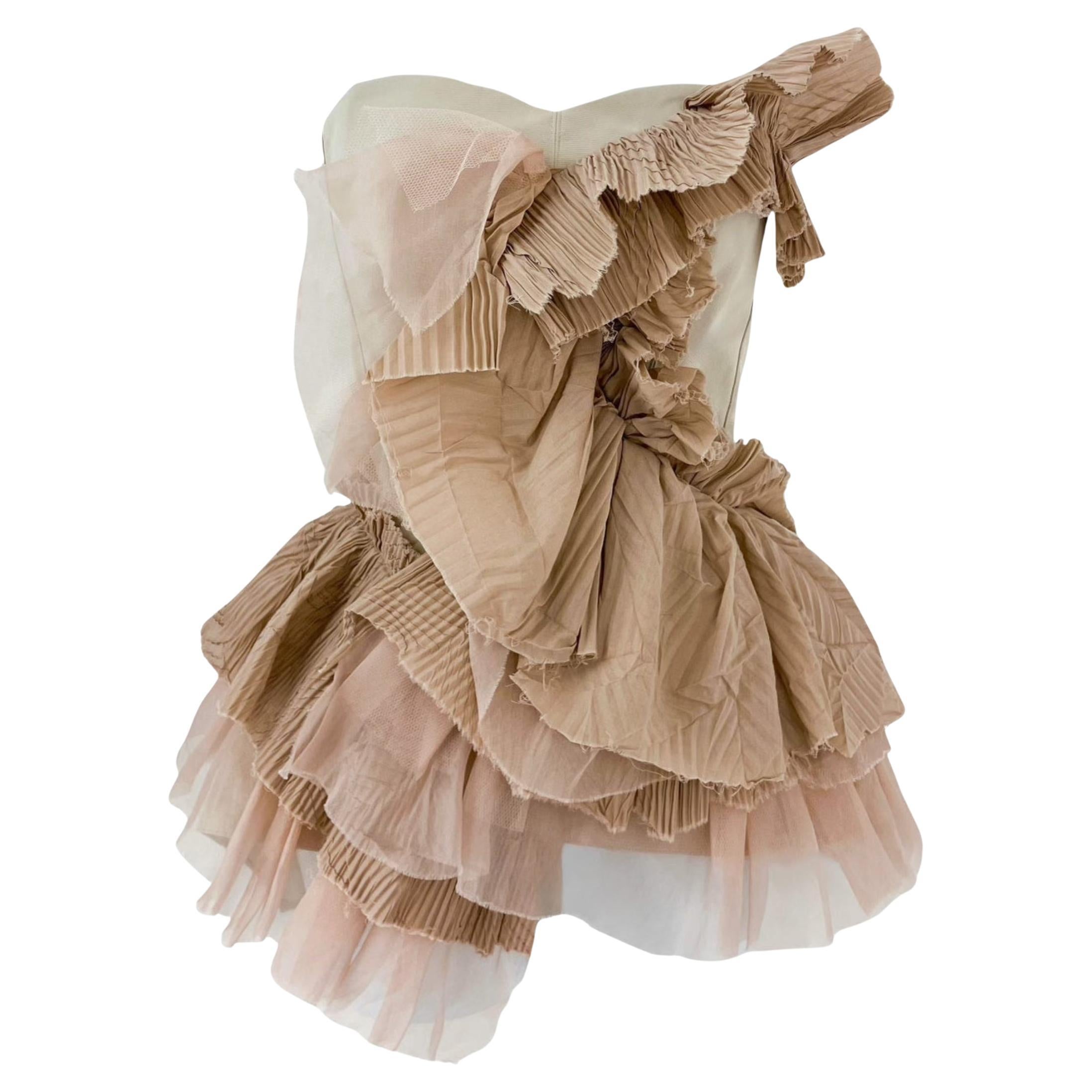 Maticevski Petal Ruffled Bustier Top size AU 6 / US 2 For Sale