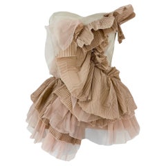 Maticevski Pétalo Volantes Bustier Top talla AU 6 / US 2