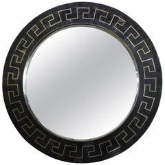 Miroir en marbre Matiland Smith à motif de clé grecque