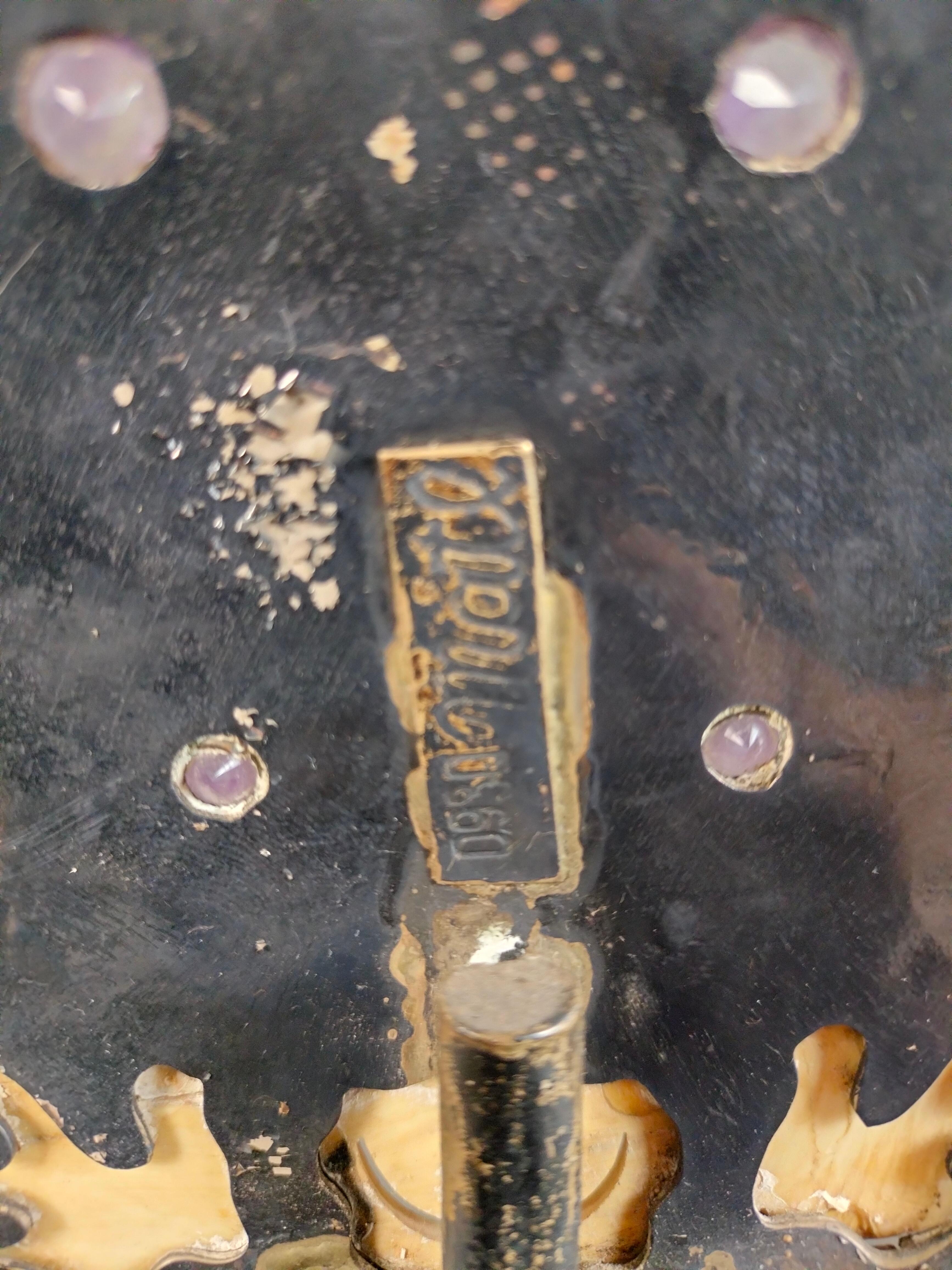 Matilde Poulat MATL Taxco Ca. 1945 .930 Virgen de plata con piedras en venta 5