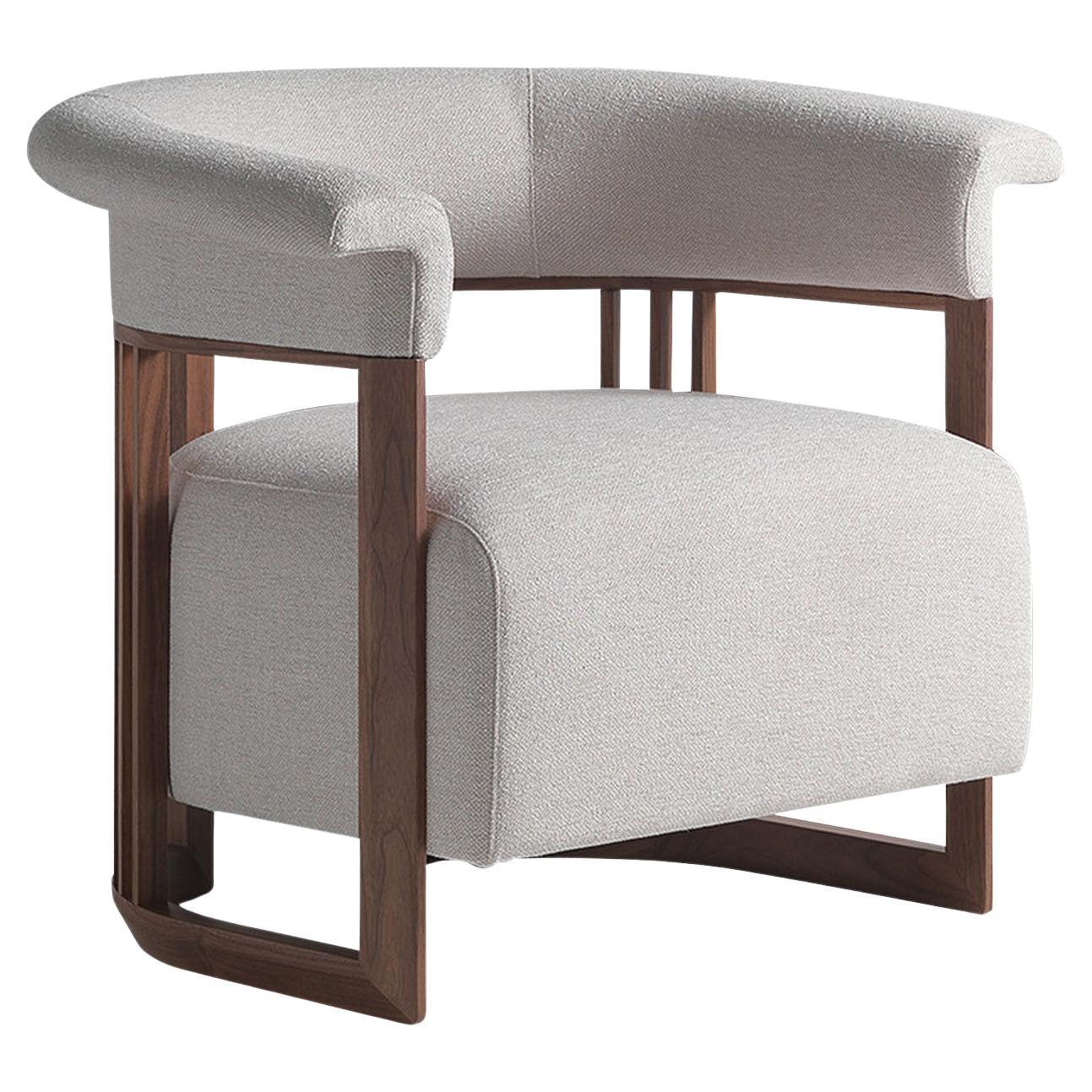 Matilde Walnut Armchair by Annibale Colombo en vente