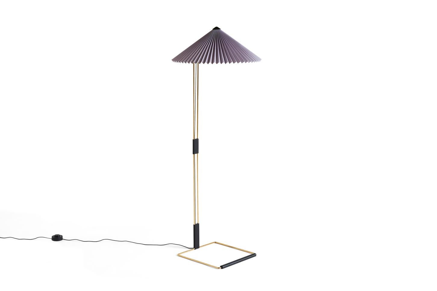 Scandinavian Modern Matin Floor Lamp, Lavender by Inga Sempé for Hay For Sale