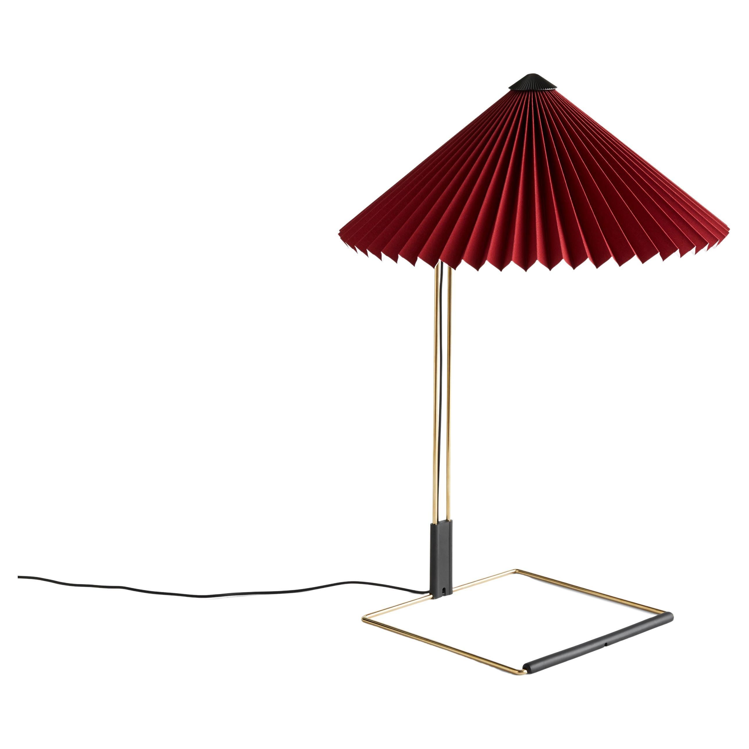 MATIN Table Lamp - 38cm - Oxide Red by Inga Sempé for Hay For Sale