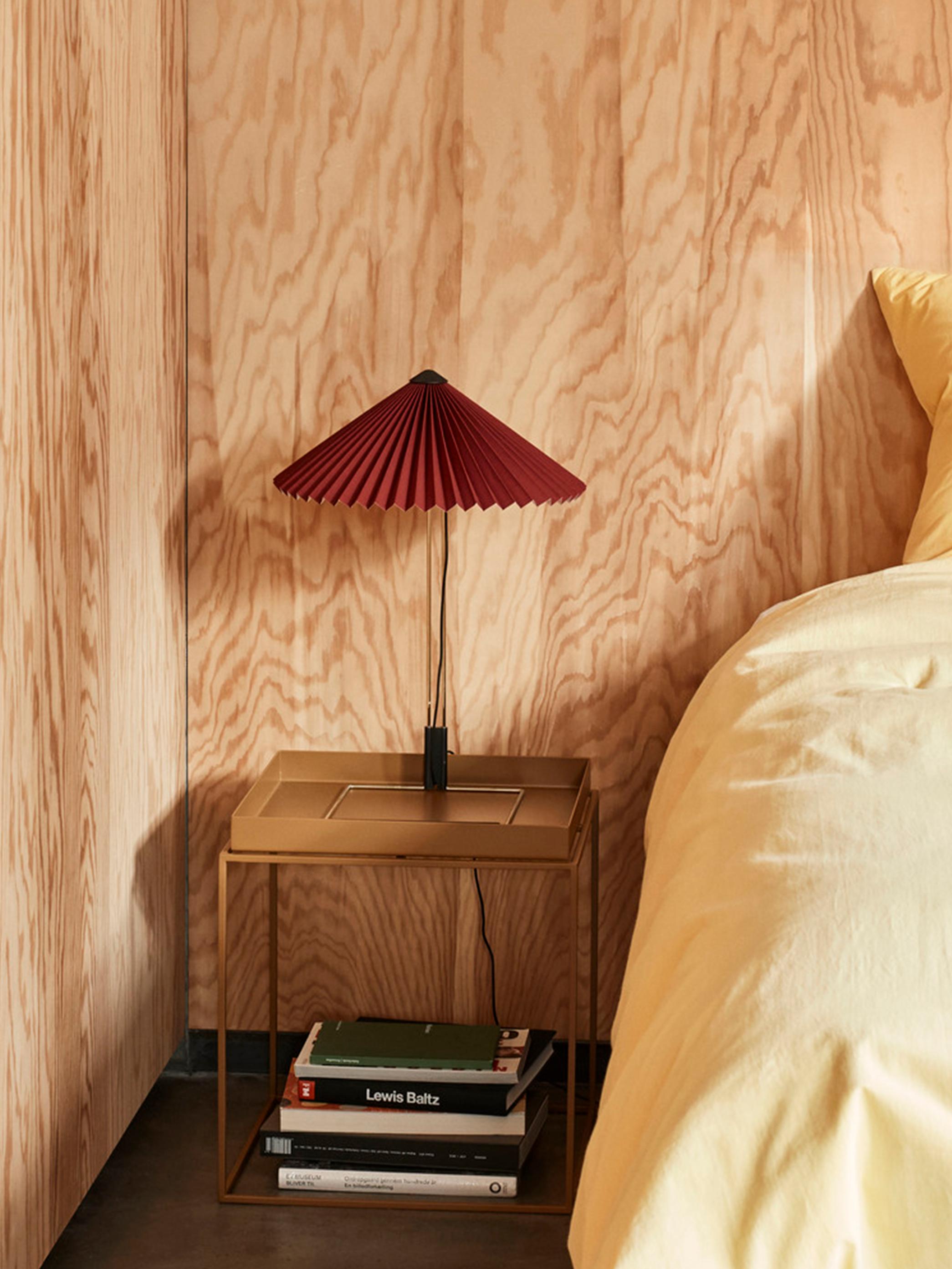 Scandinavian Modern MATIN Table Lamp - 38cm - Oxide Red by Inga Sempé for Hay For Sale
