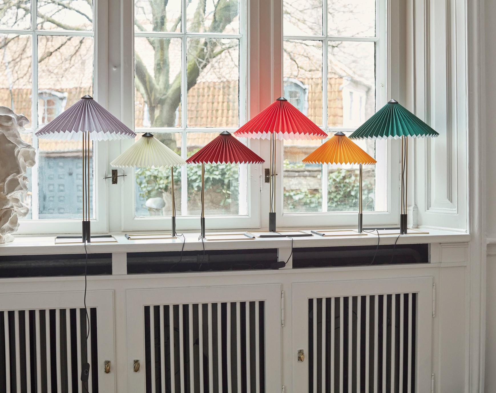 Chinese MATIN Table Lamp - 38cm - Oxide Red by Inga Sempé for Hay For Sale