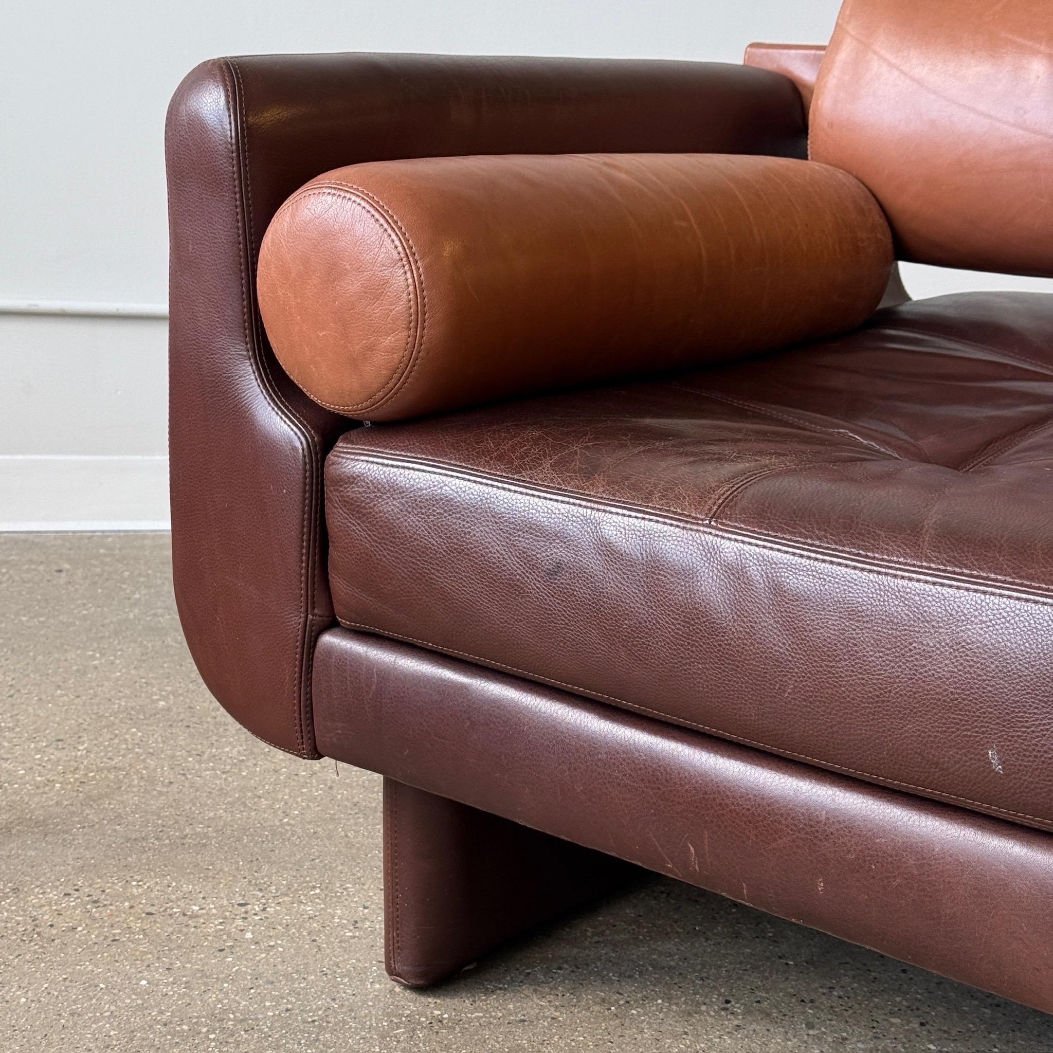 Mid-Century Modern Matinee Chair by Vladimir Kagan for American Leather For Sale
