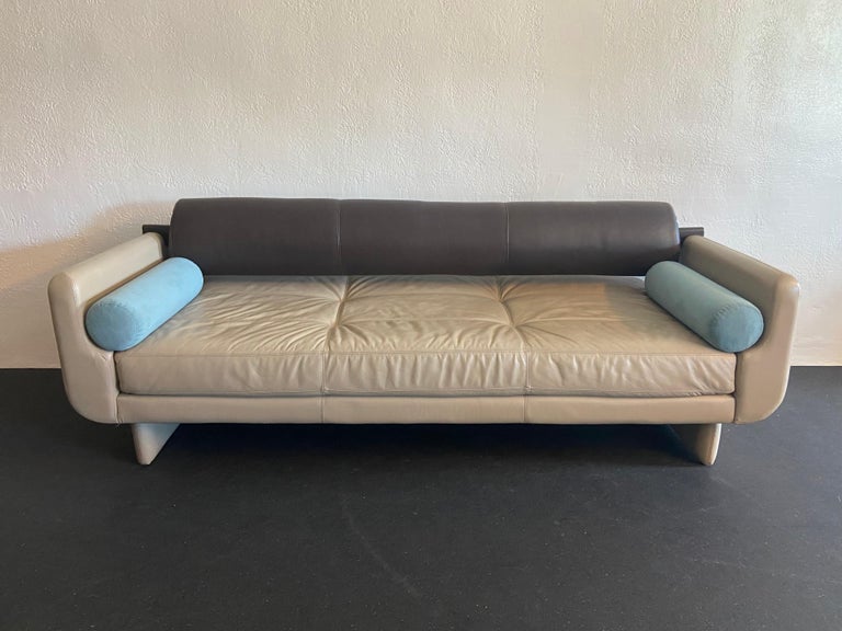 Mid-Century Modern Vladimir Kagan Matinee Sofa for American Leather For Sale