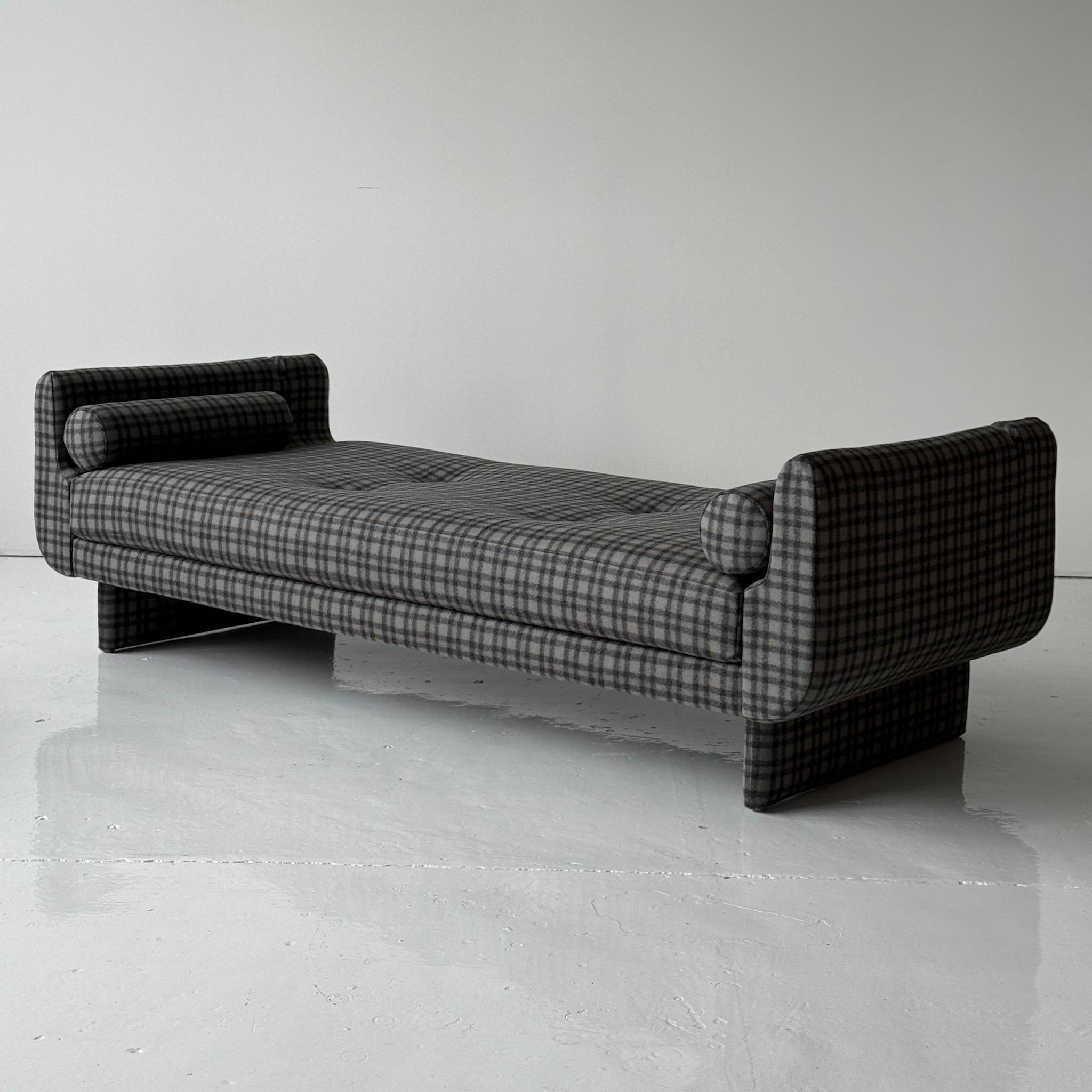 Fabric Matinee Sofa by Vladimir Kagan for American Leather For Sale