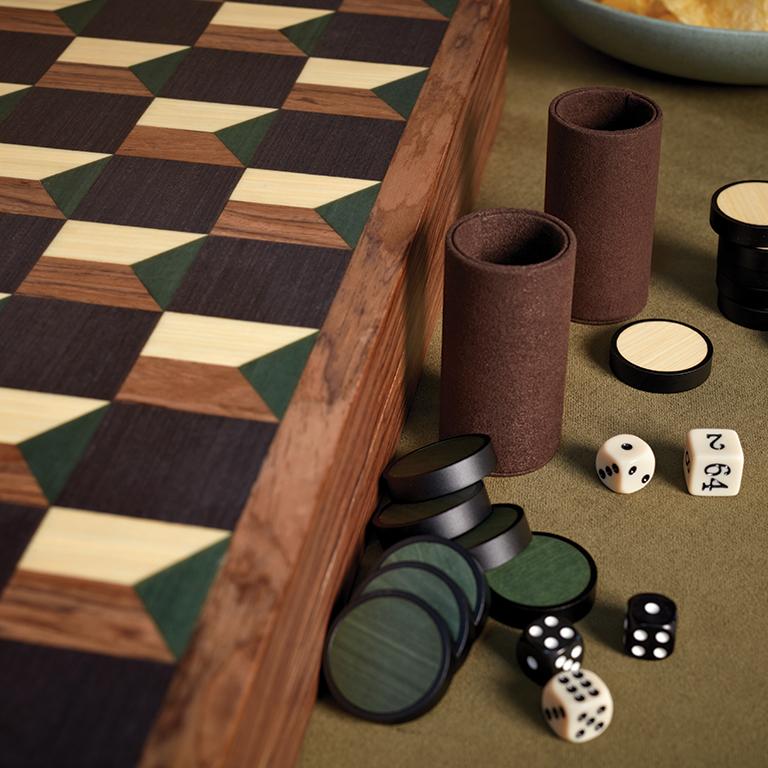 Suede Matis Backgammon For Sale