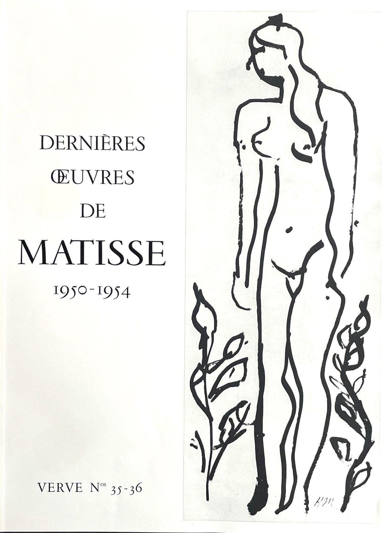 Matisse „Femmes et Singes“, Orignal-Lithographie, 1954, von Mourlot Freres, Paris (Französisch) im Angebot