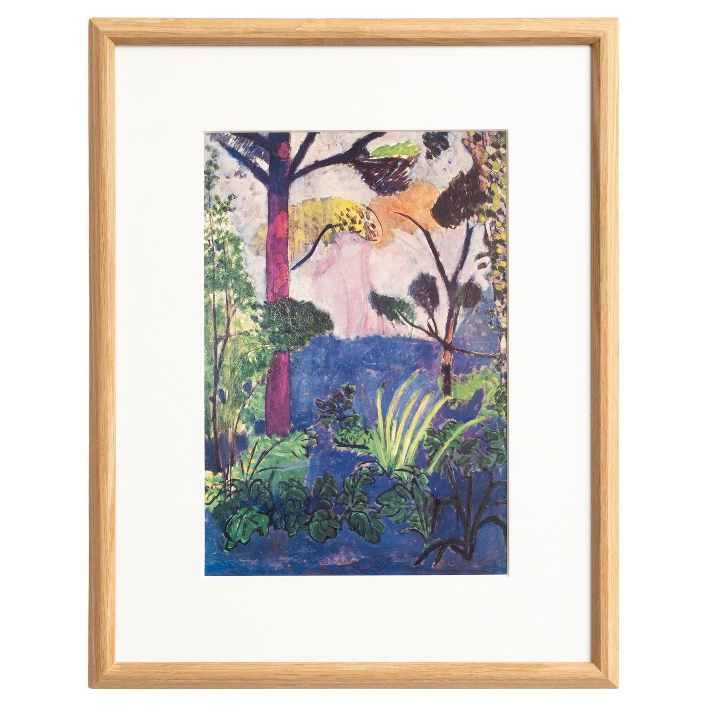 Matisse Framed Colorful Print by Moderna Museet, circa 1990  For Sale