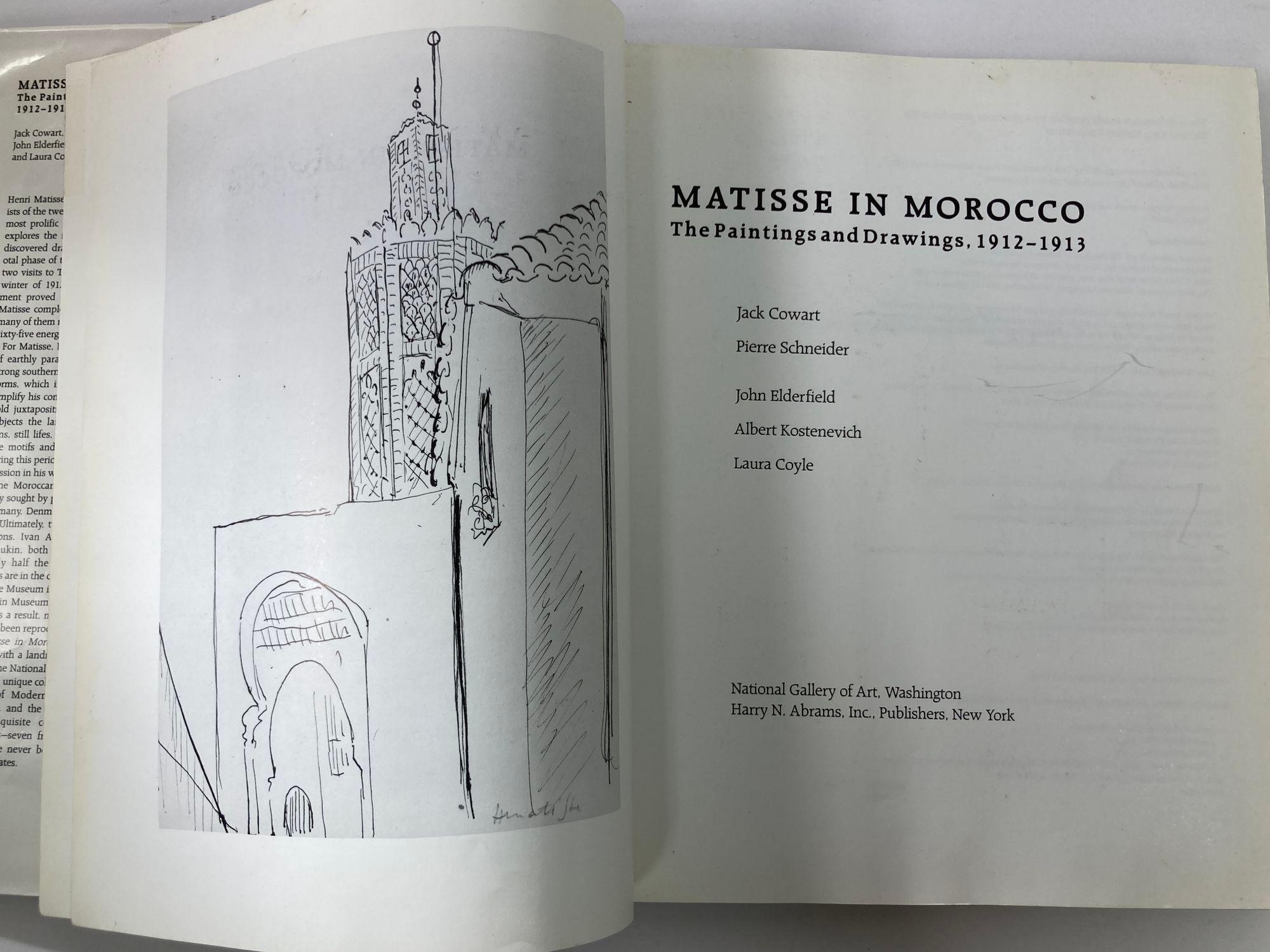 Matisse in Morocco: The Paintings and Drawings, 1912-1913 Hardcover Book 1st Ed. In Good Condition For Sale In North Hollywood, CA