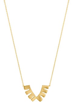 Matisse Necklace in 22k Gold Plated Bronze by SOPHIE SIMONE DESIGNS