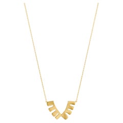 Matisse Necklace in 22k Gold Plated Bronze by SOPHIE SIMONE DESIGNS