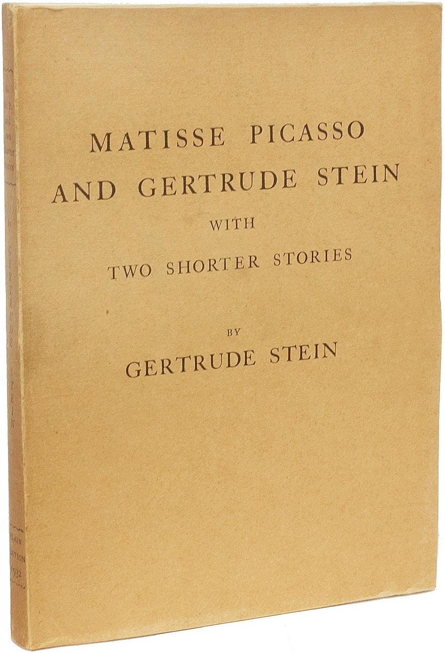 Français Matisse Picasso & Gertrude Stein. 1ST ED, ISSUE LIMITÉE, PRESENTATION COPY 1933 en vente