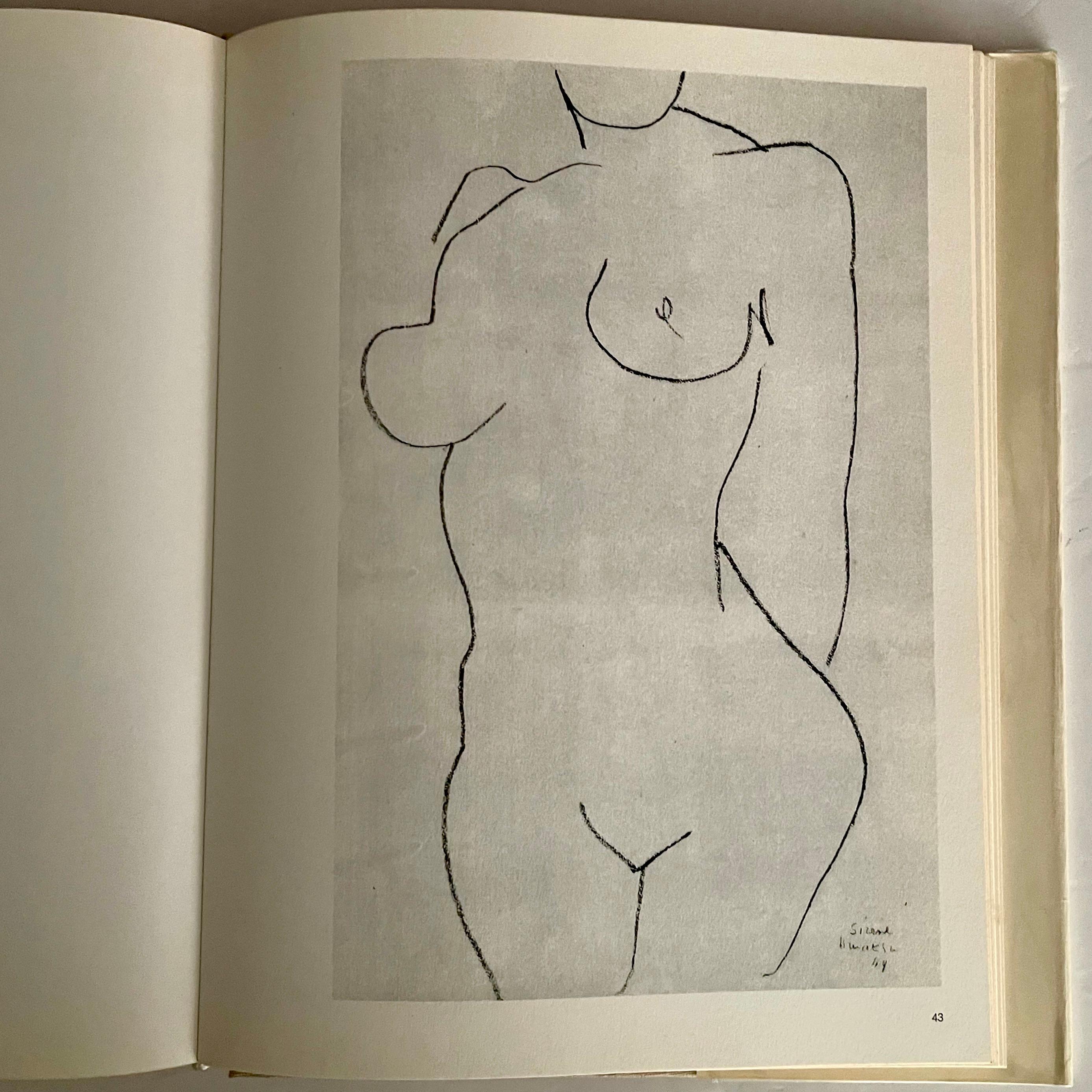 Mid-Century Modern Matisse, Plume, Crayon, Fusain, Papiers Collés