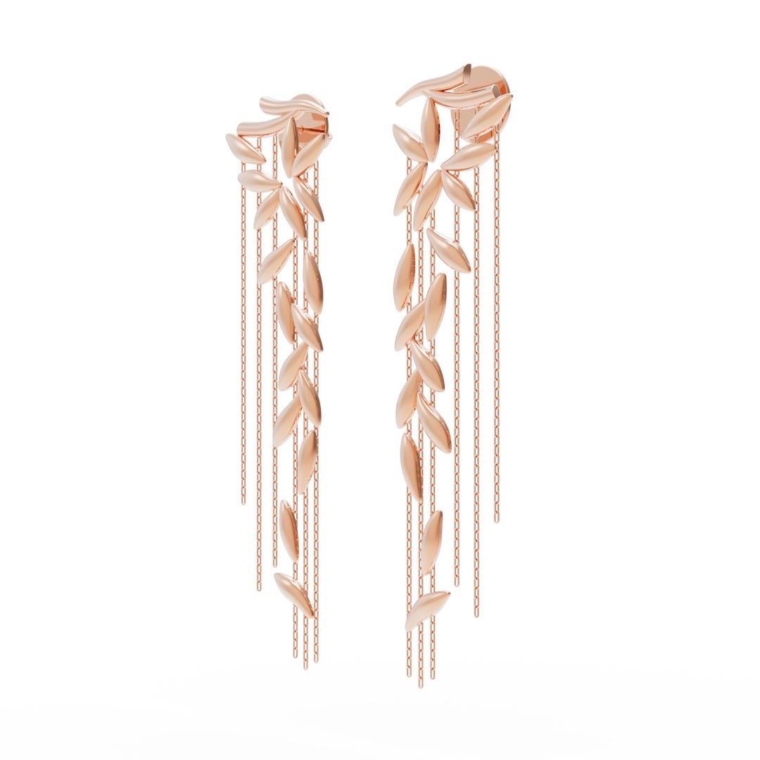 Matisse's Royal Tears Ohrringe 18k Rose Gold, Larissa Moraes Schmuck im Zustand „Neu“ im Angebot in asa norte, BR