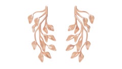 Orecchini "Branch" di Matisse in oro rosa 18 carati, Gioielleria Larissa Moraes