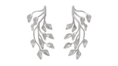 Orecchini "Branch" di Matisse in oro bianco 18 carati, Gioielleria Larissa Moraes