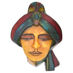 Scultura Matius French Vintage Pop Art Maharadjah, applique da parete, 1970