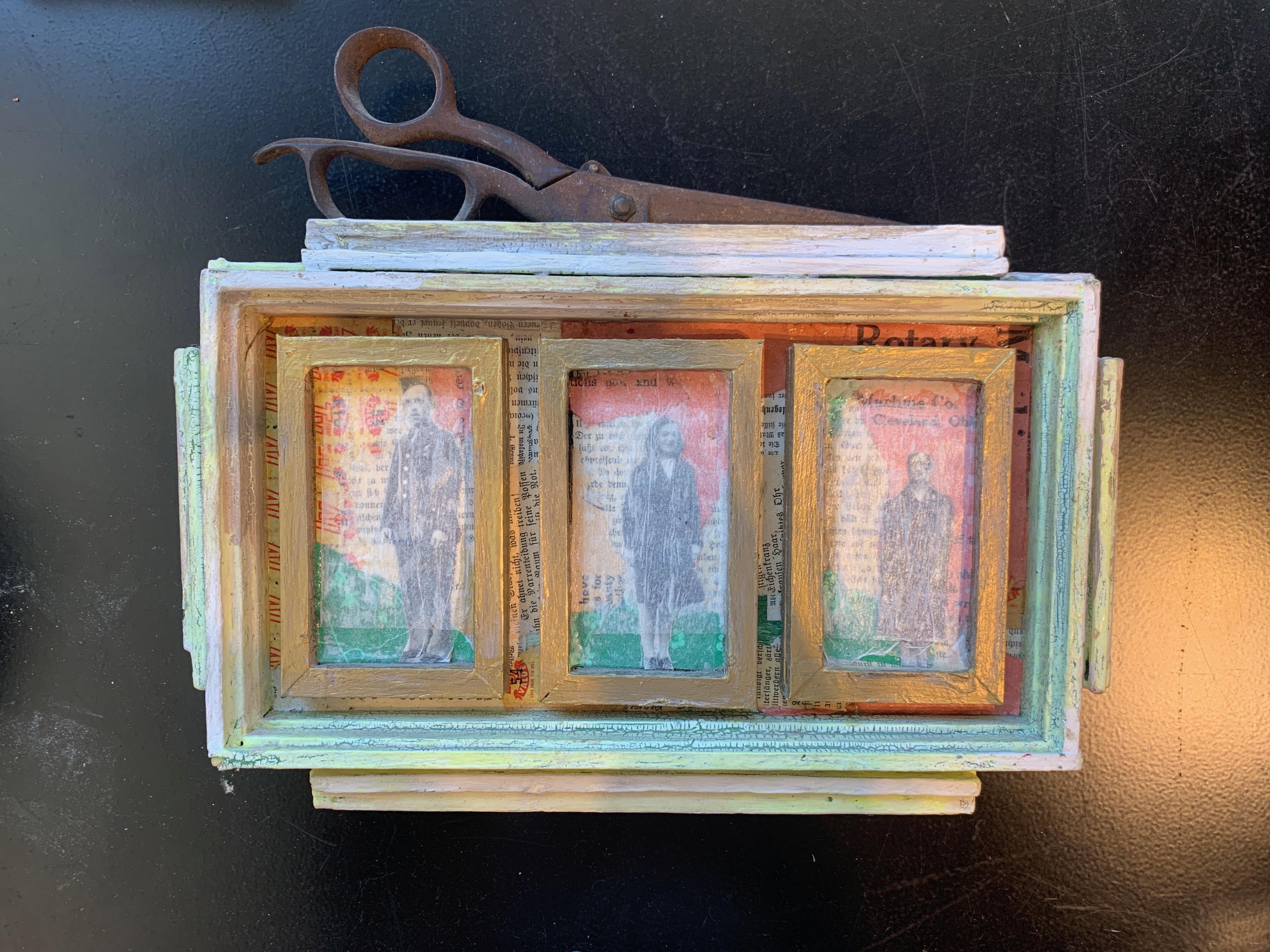 Mixed media assemblage

Double sided