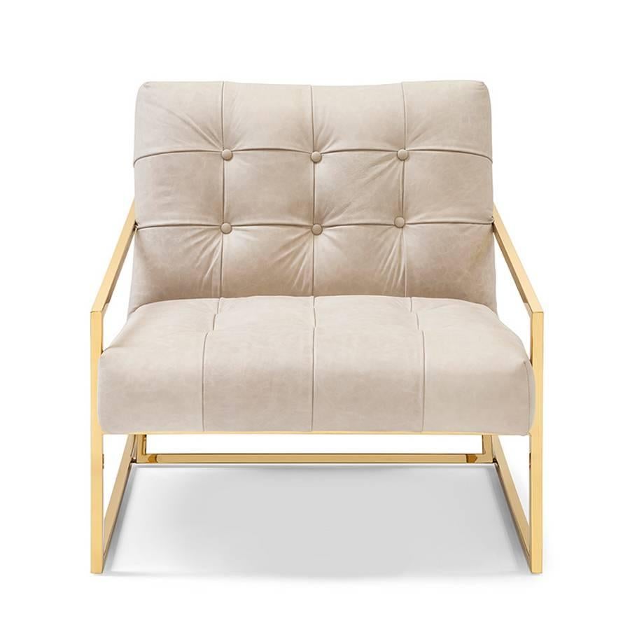 Sillón Matrix en acabado dorado Metal en venta