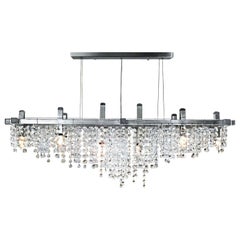 Matrix Crystal Linear Suspension Modern Chandelier