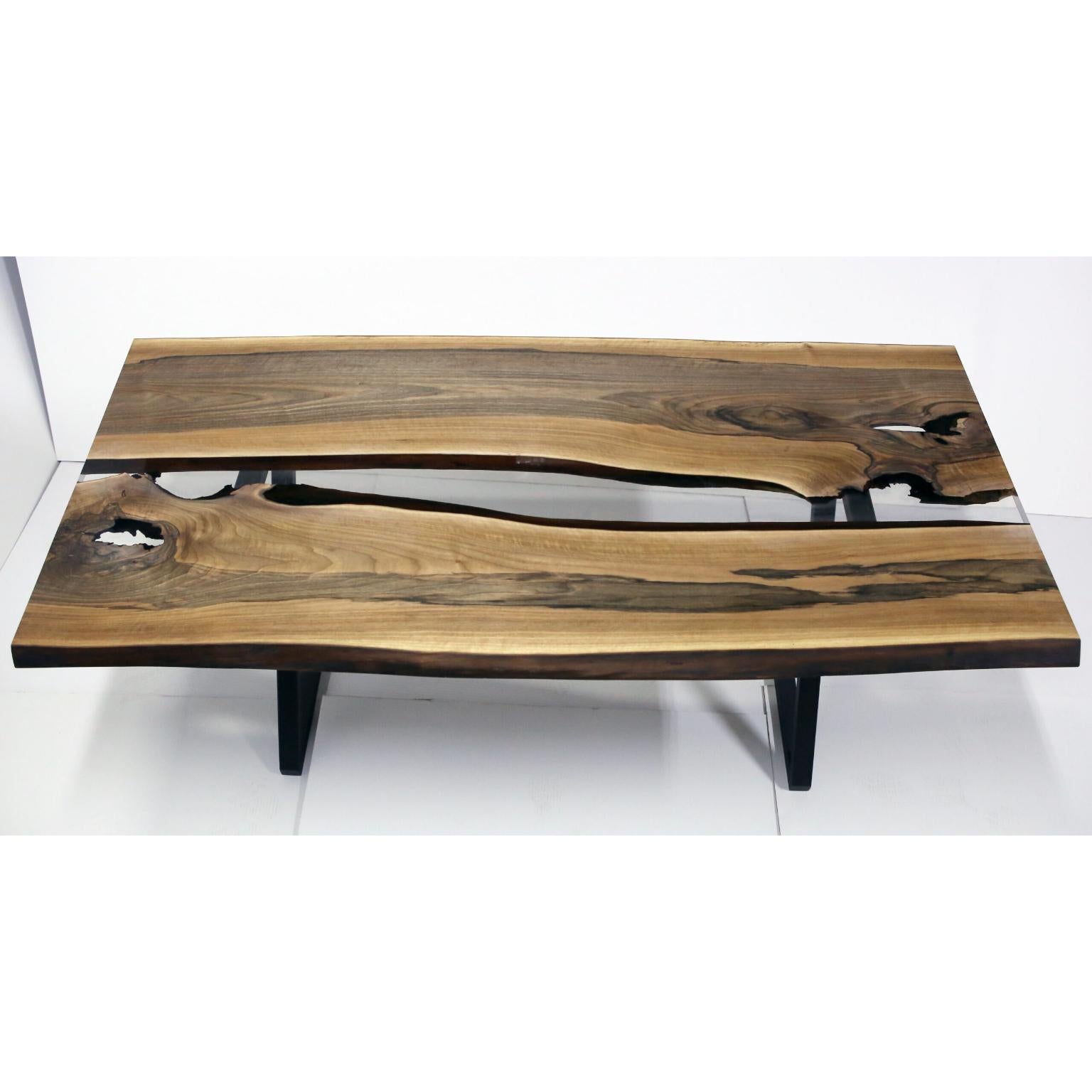 Matrix Dining Table by KV Design
One Of A Kind
Dimensions: D 82 x W 190 x H 77 cm.
Materials: European walnut, metal, and epoxy.

Everything is custom-made 1 of 1 edition. Please contact us.

The dining table is an essential part of your home