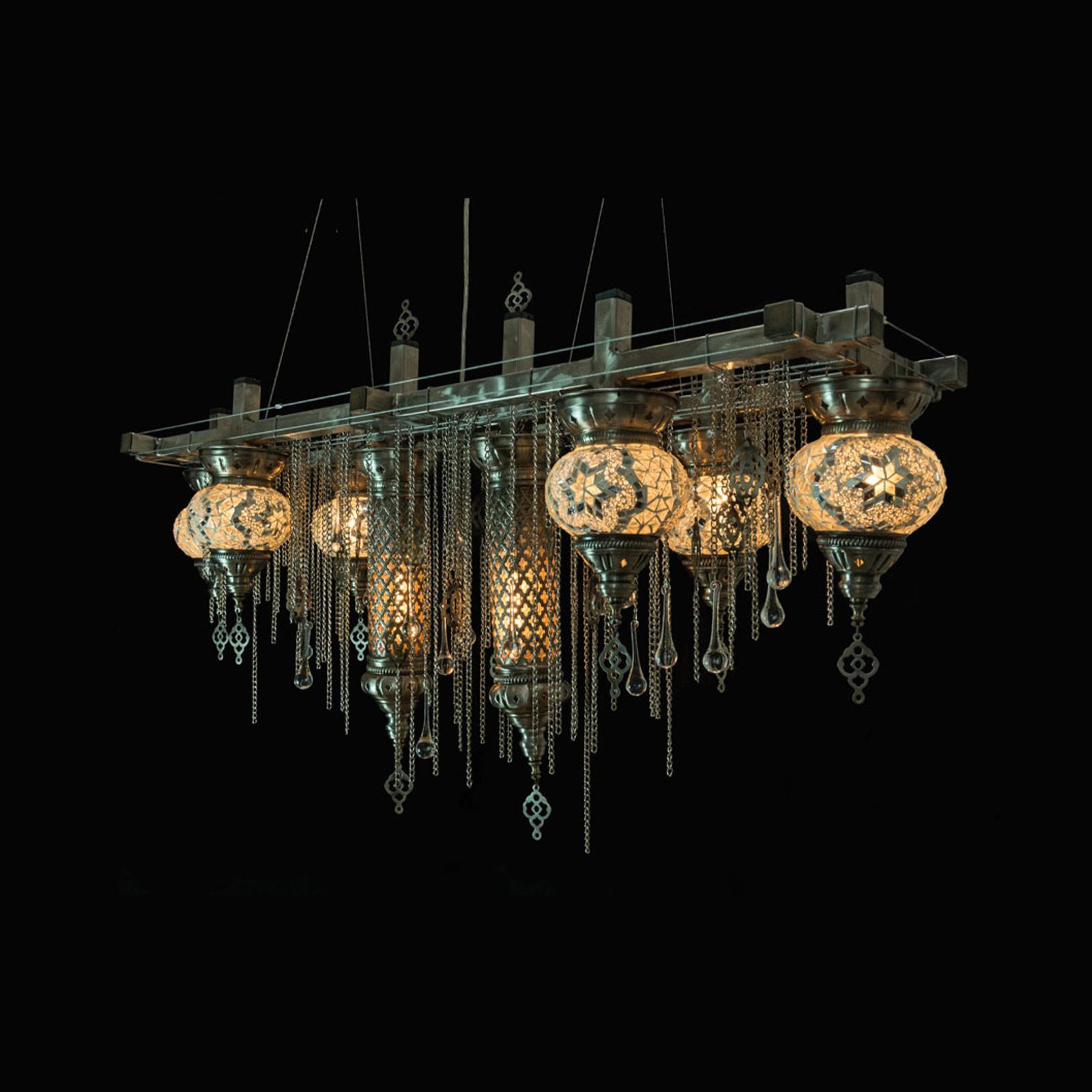 American Matrix Istanbul Linear Suspension Chandelier by Michael McHale For Sale