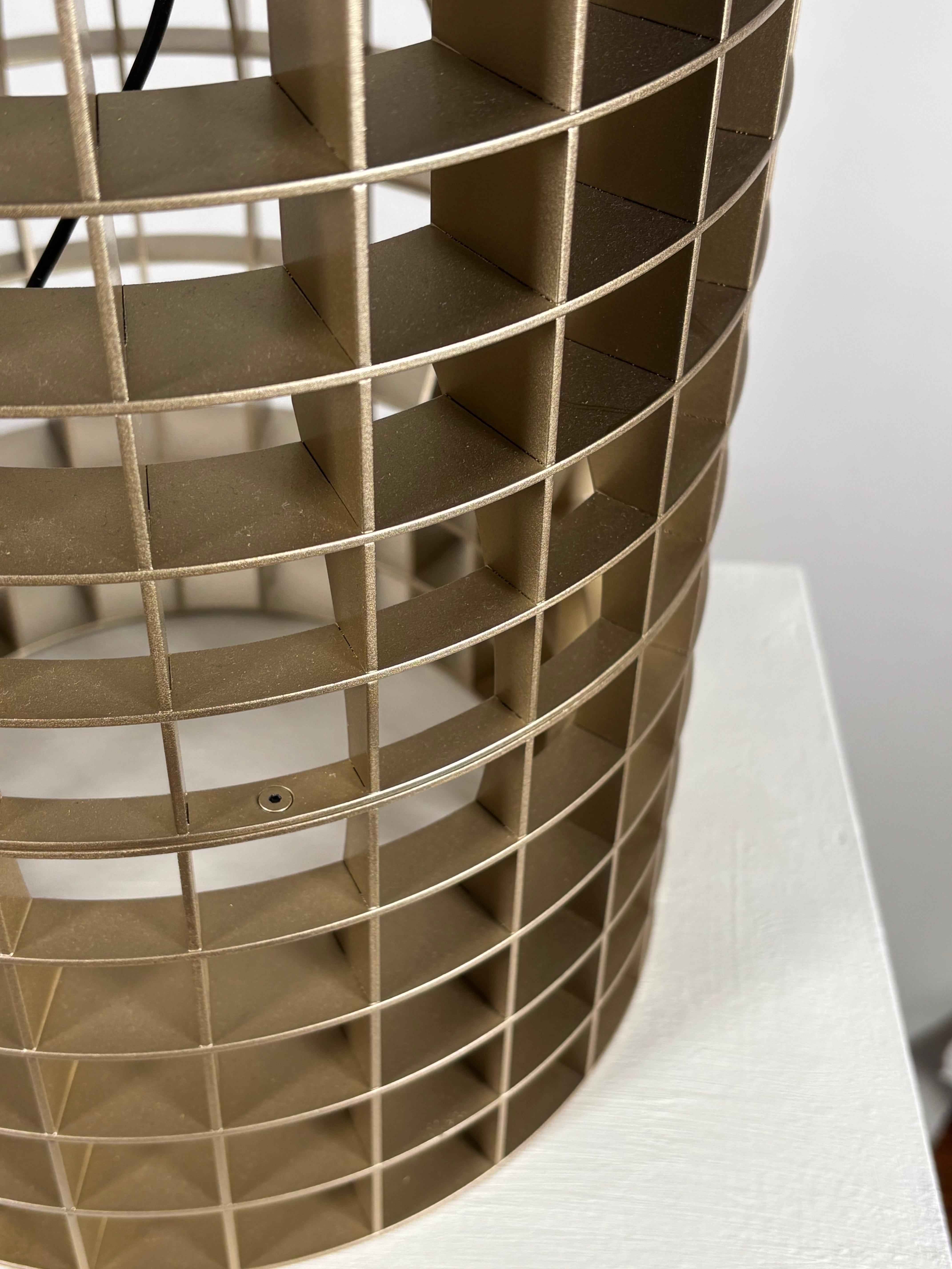 Lámpara de mesa Modelo Matrix de OS & OOS para FontanArte Metal en venta