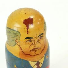 Matryoshka of Soviet Politicians, Soviet Era, USSR, circa 1980s