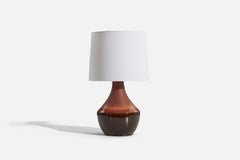 Mats Birgersson, Table Lamp, Stoneware, Töreboda Keramik, Sweden, C. 1960s
