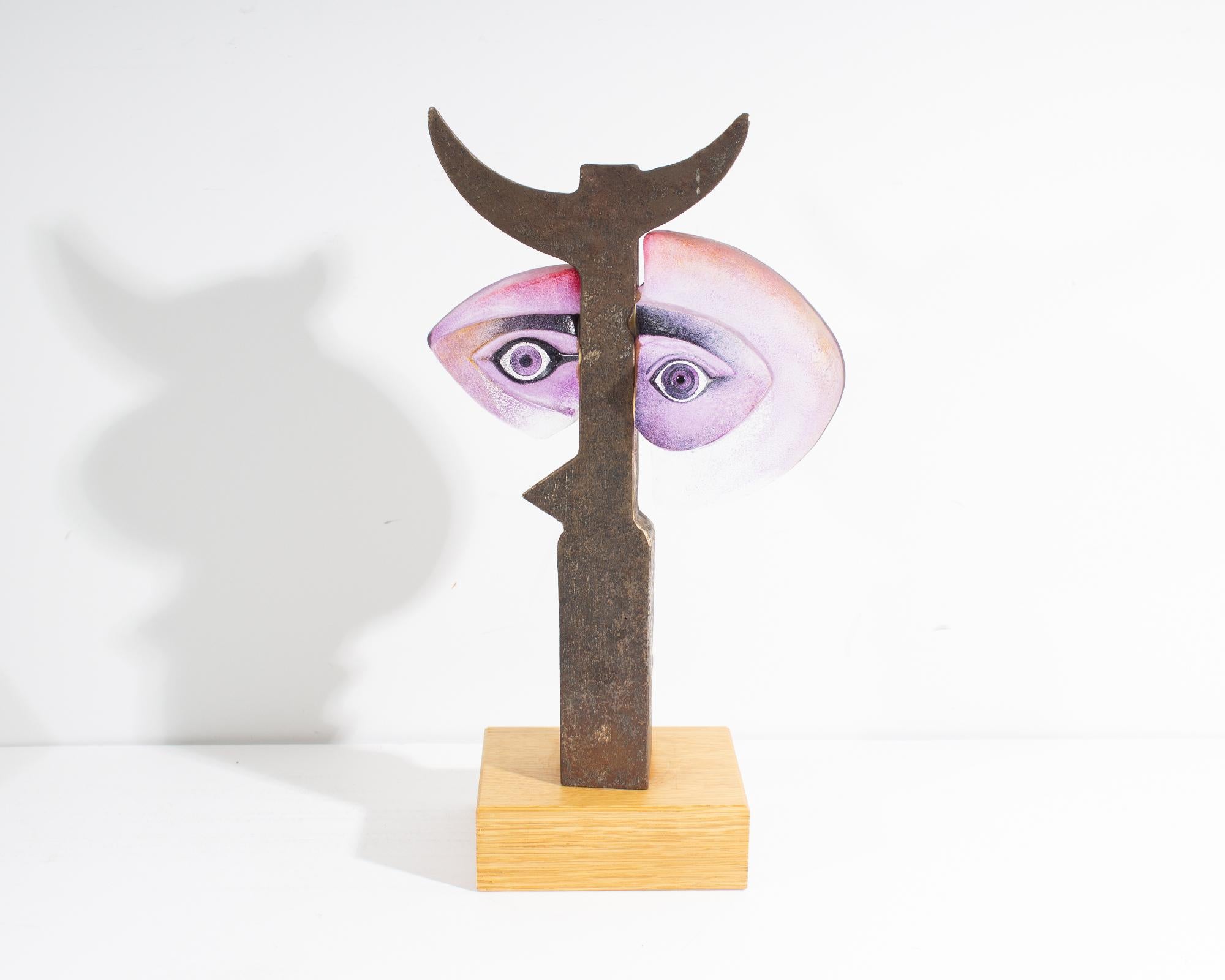 Modern Mats Jonasson 2006 Faun Målerås Sweden Limited Edition Sculpture For Sale
