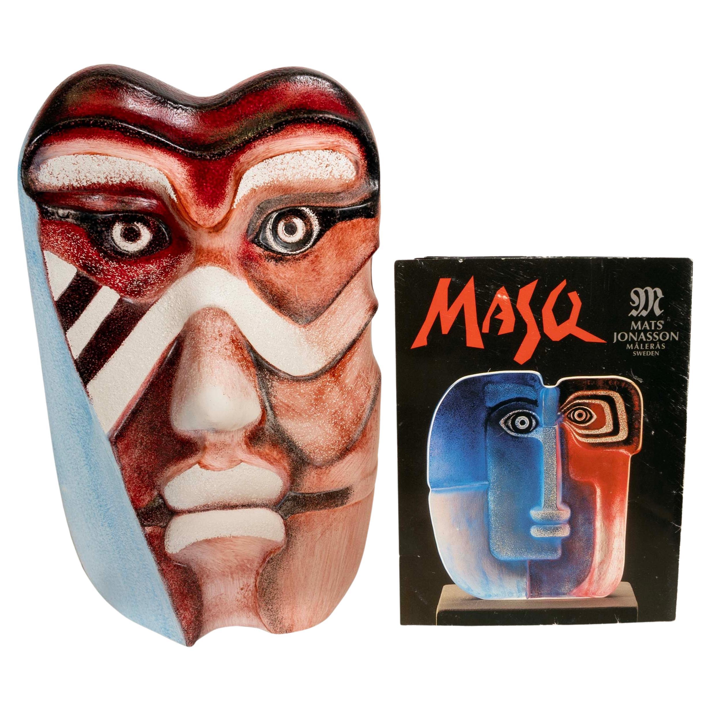 Mats Jonasson Kiwok Serie Masqot Figurita Contemporánea de Cristal de Plomo Malaras Swe