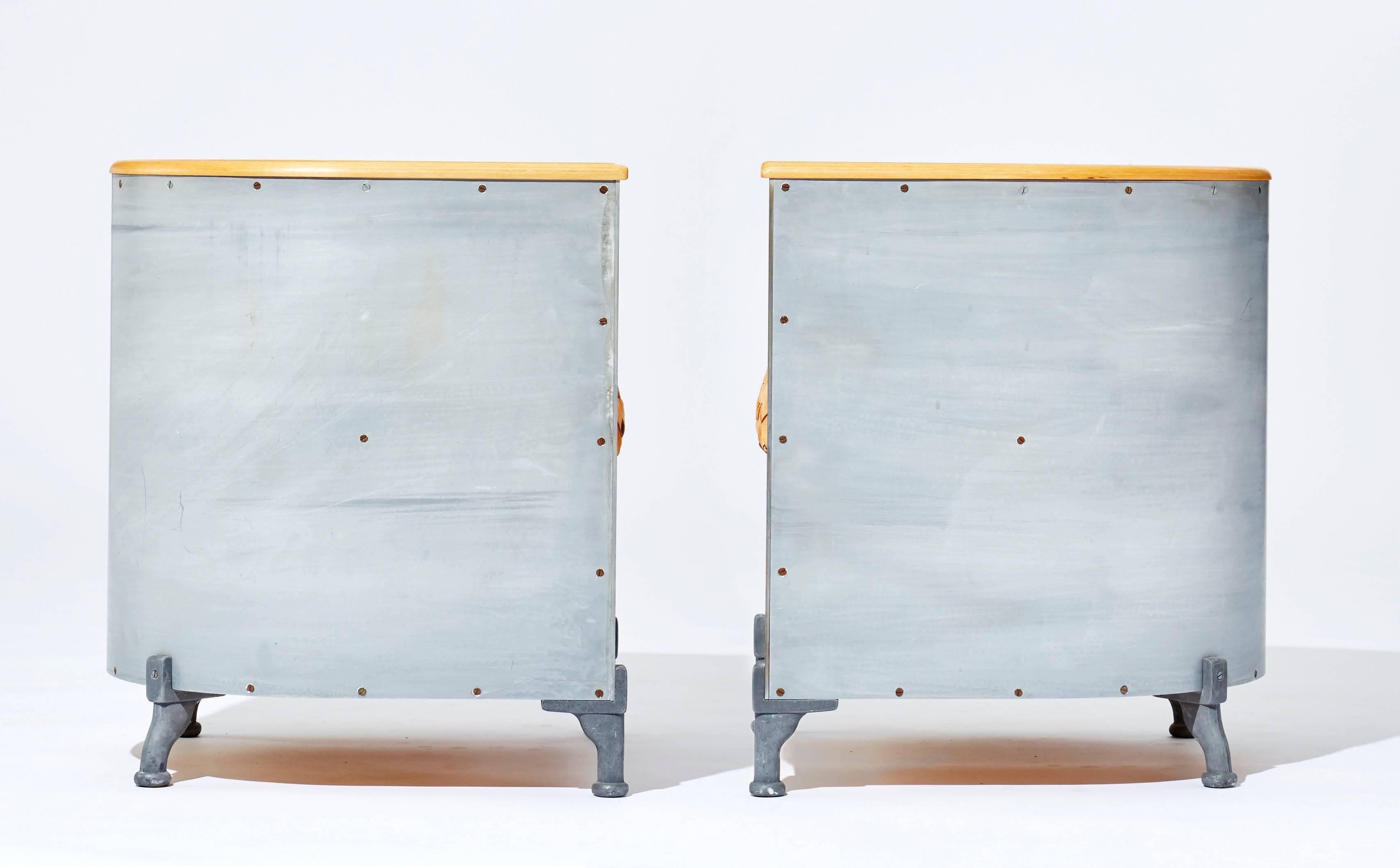 Post-Modern Mats Theselius 'Aluminium Armchair' for Källemo, Sweden, Limited Serie